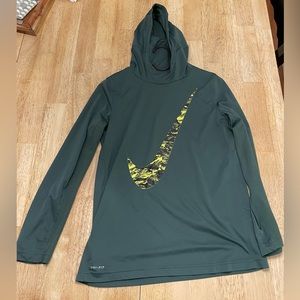 Green Nike Workout Hoodie